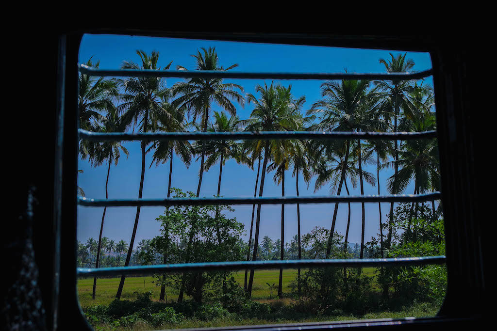 Zugfahren in Goa